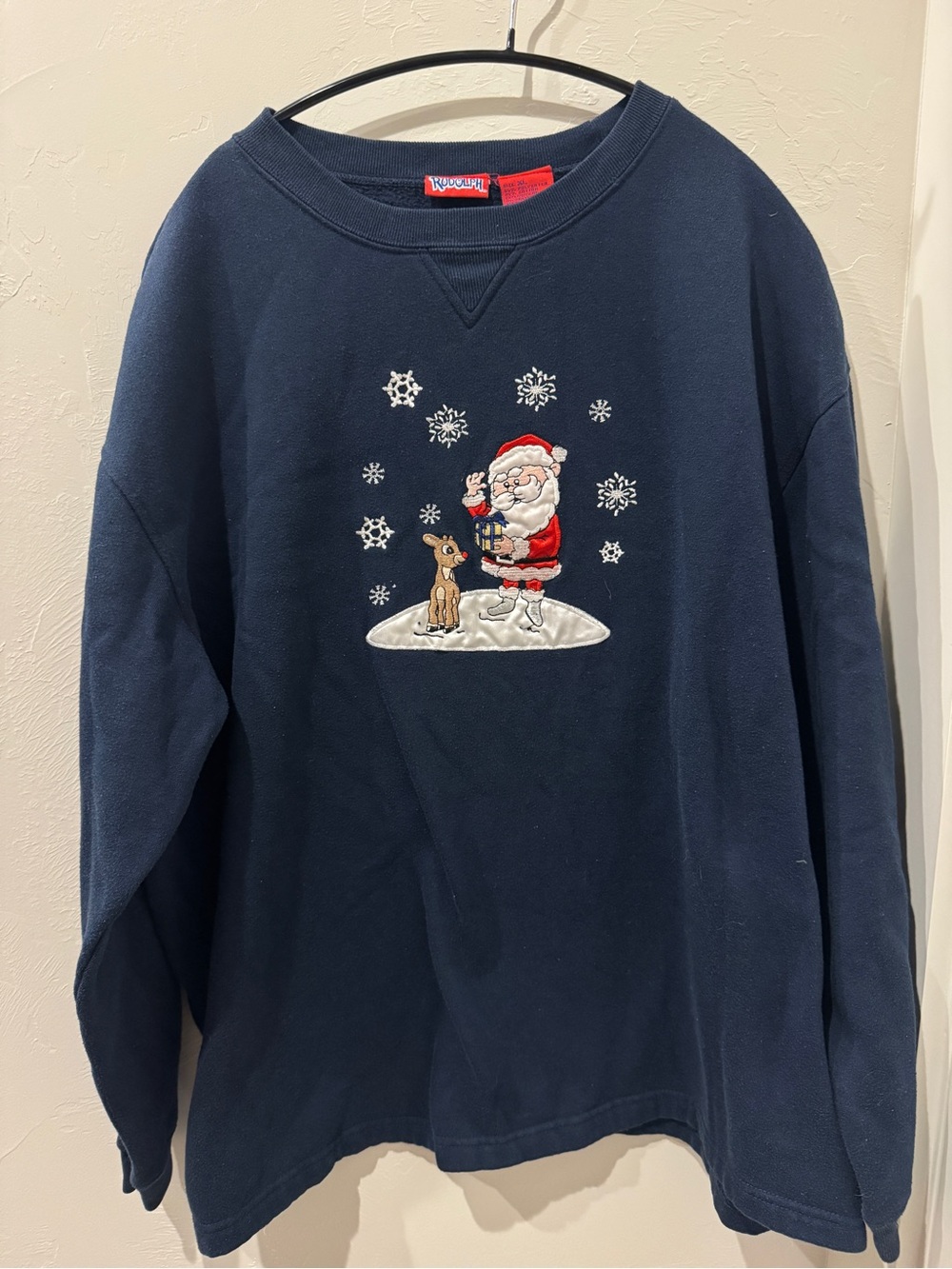 Vintage 90s Rudolph Crewneck Sweater